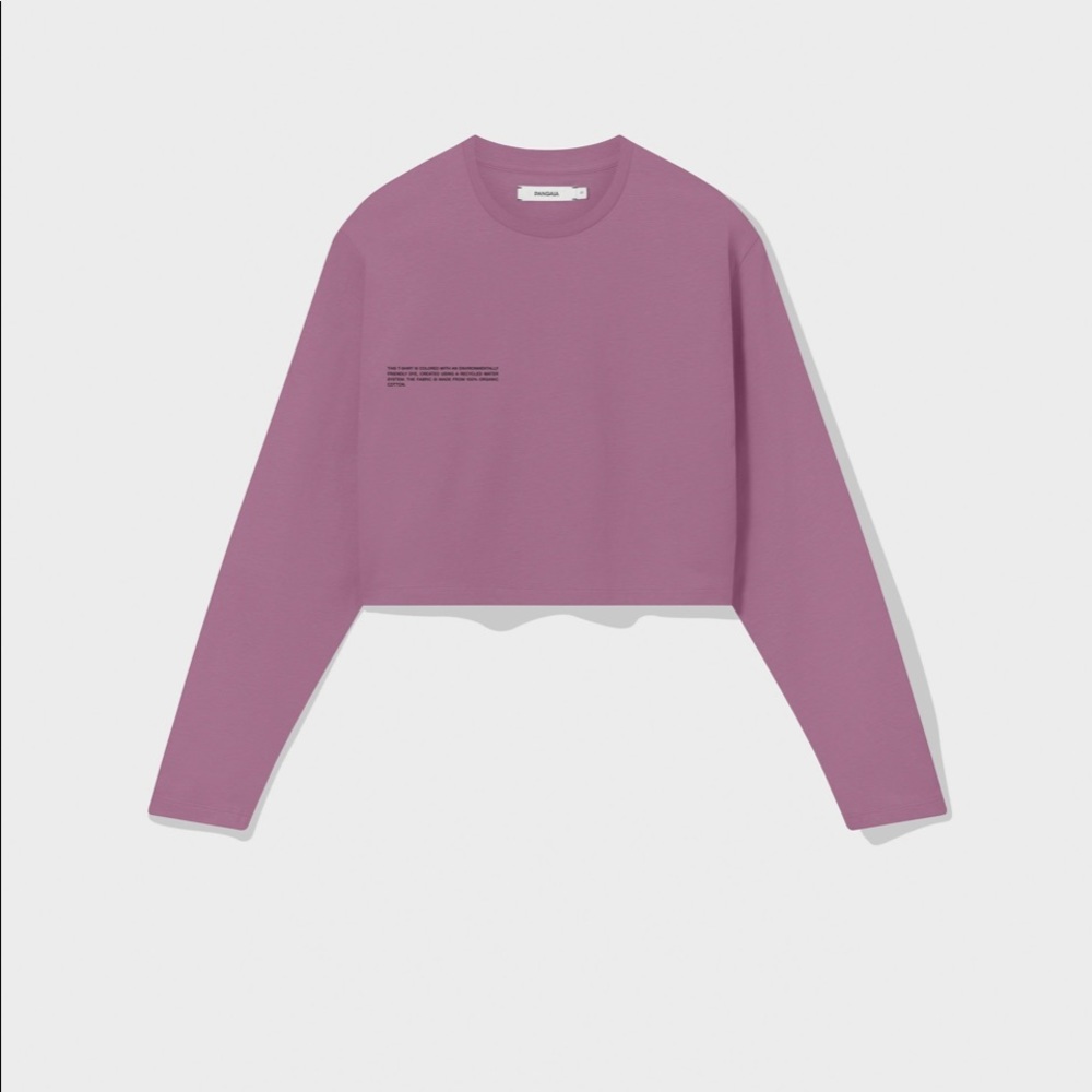 NWT Pangaia long sleeve crop top